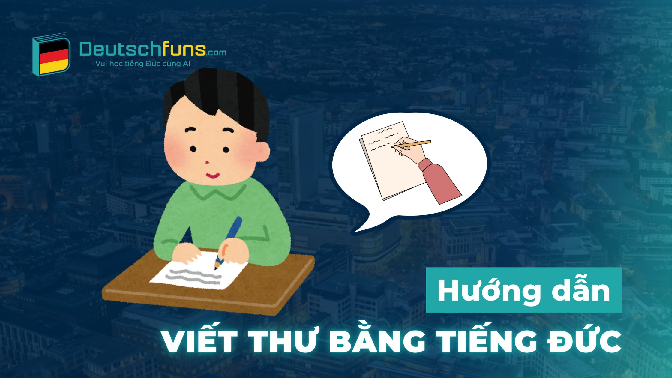 viết thư bằng tiếng đức