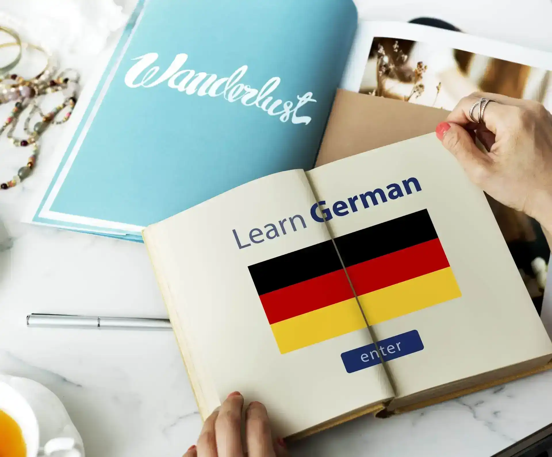 background learn german