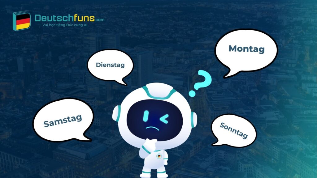 các thứ trong tiếng đức