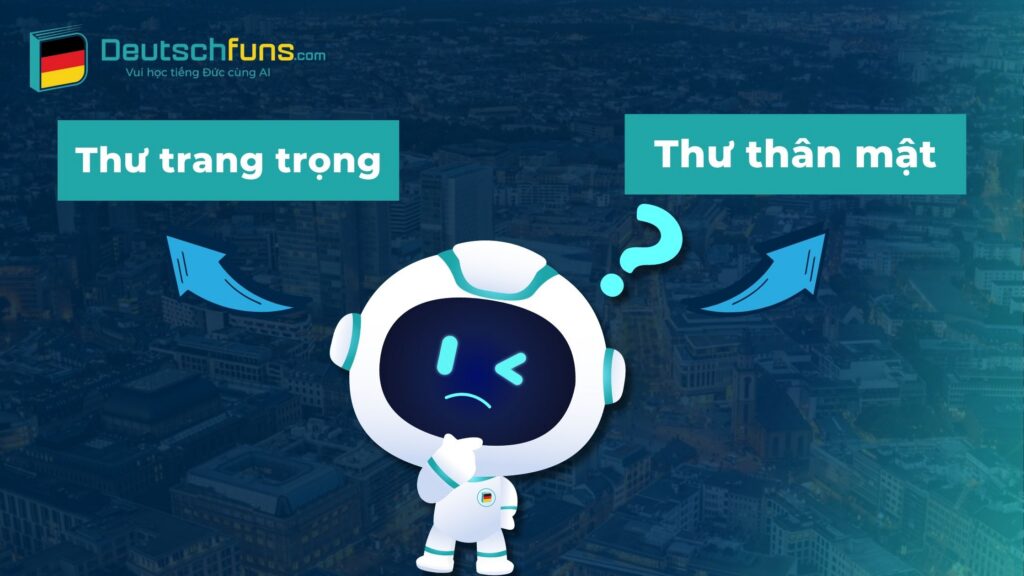 cách viết thư tiếng đức b1