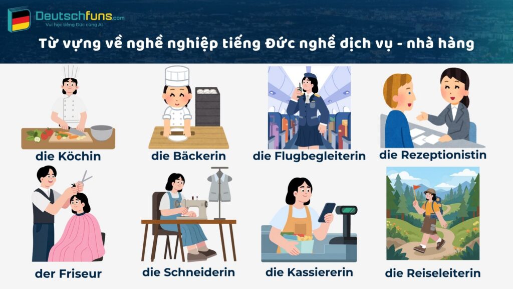 nghề nghiệp tiếng đức