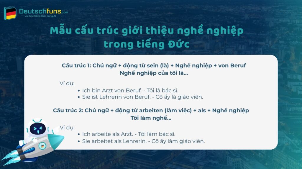 nghề nghiệp tiếng đức