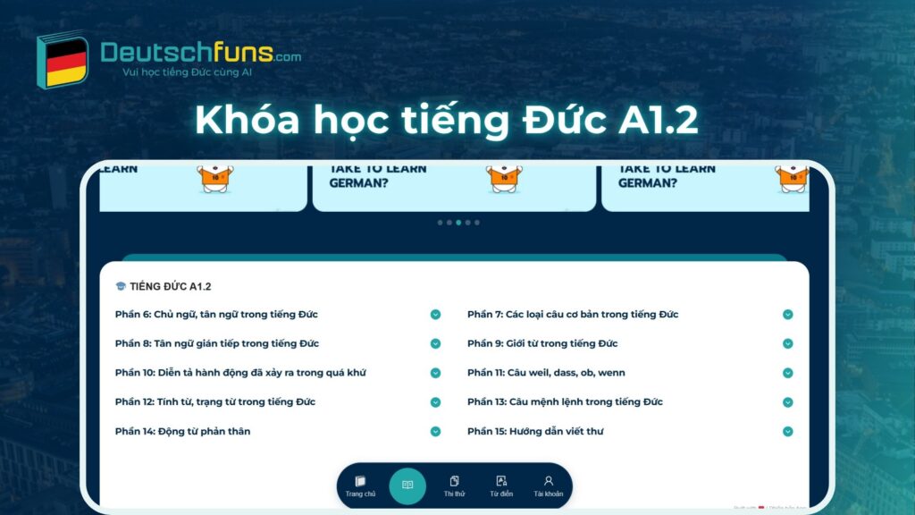 tiếng đức cơ bản online