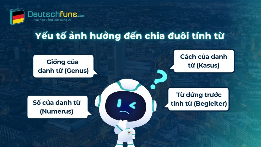 tính từ trong tiếng đức